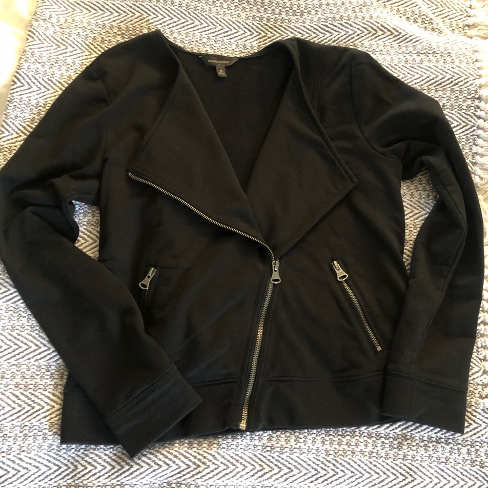 Banana Republic Cotton Moto Jacket